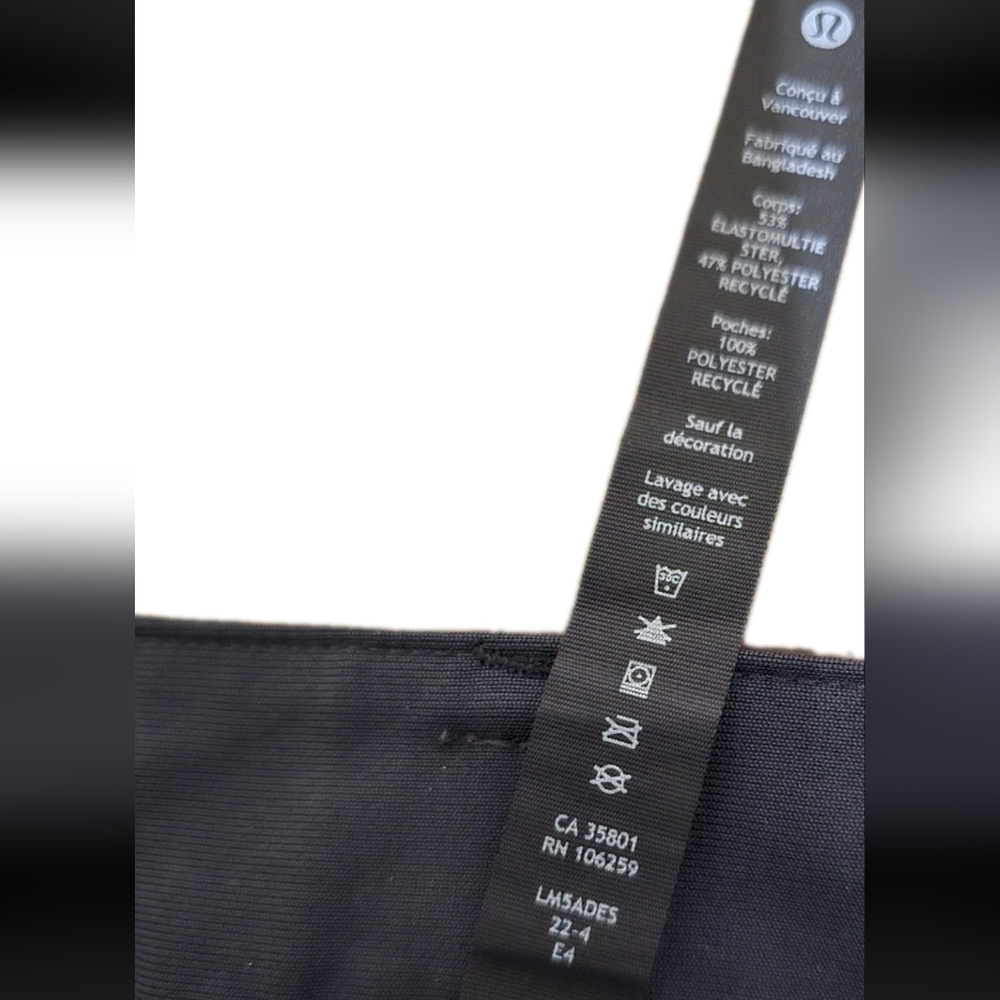Lululemon Men’s ABC Pants Size 34"L Warpstreme LM5426S Black Stretch Athleisure - Picture 6 of 13